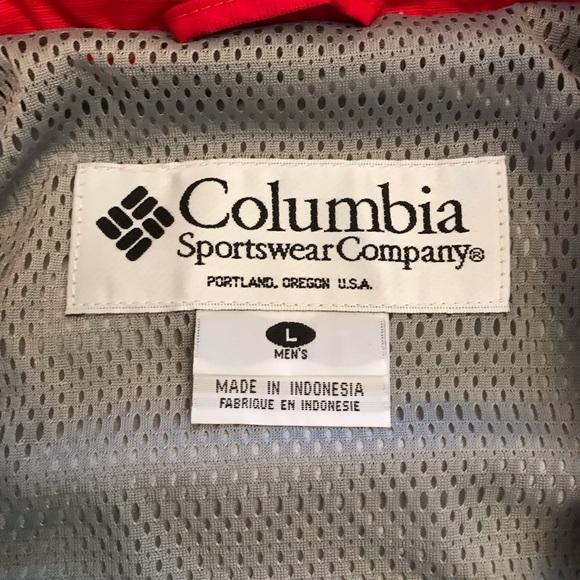 Columbia Mens Snow Ski Jacket Size Large Grey Hood Pockets Vented Outerwear - Picture 4 of 13